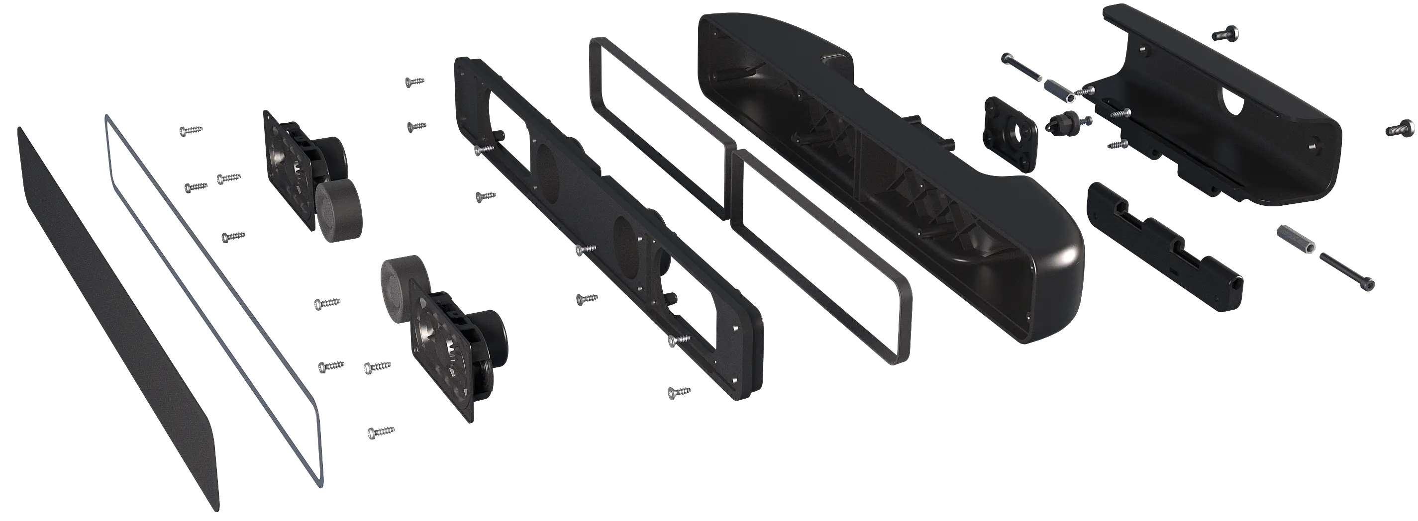 Elo Flex Mount – Exploded View (Front)