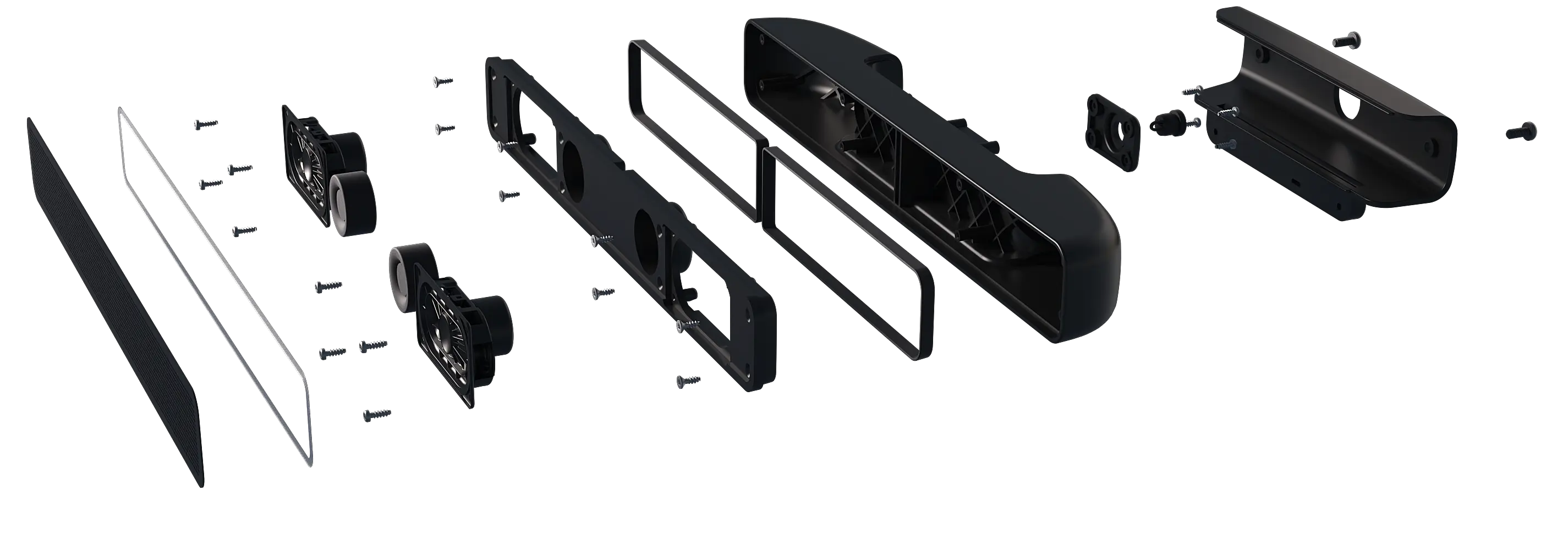 Elo Rigid Mount – Exploded View