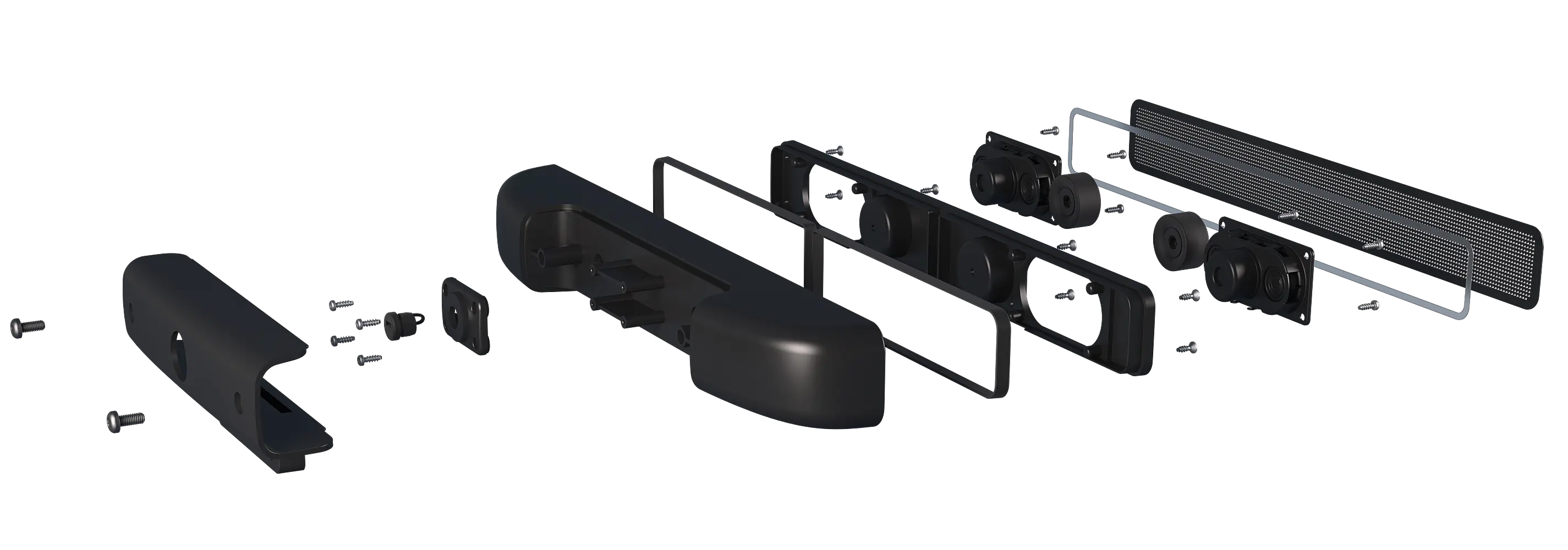 Lenovo Rigid Mount – Exploded View (Rear)
