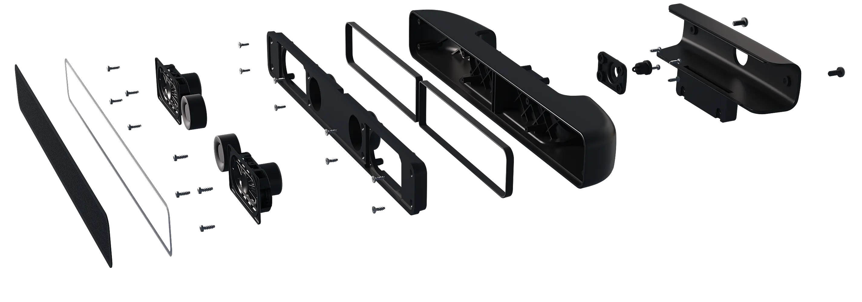 Lenovo Rigid Mount – Exploded View (Front)